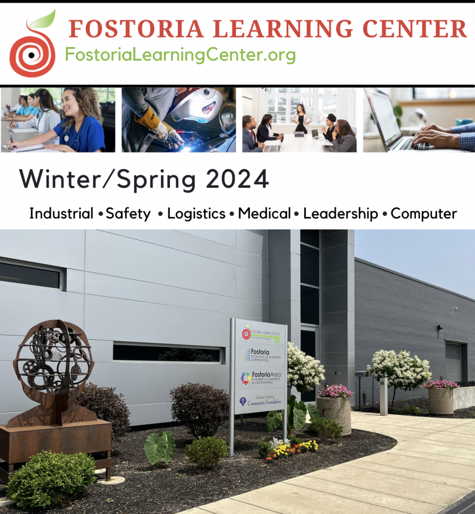 2024 Spring Course Catalog Announced Fostoria Learning Center